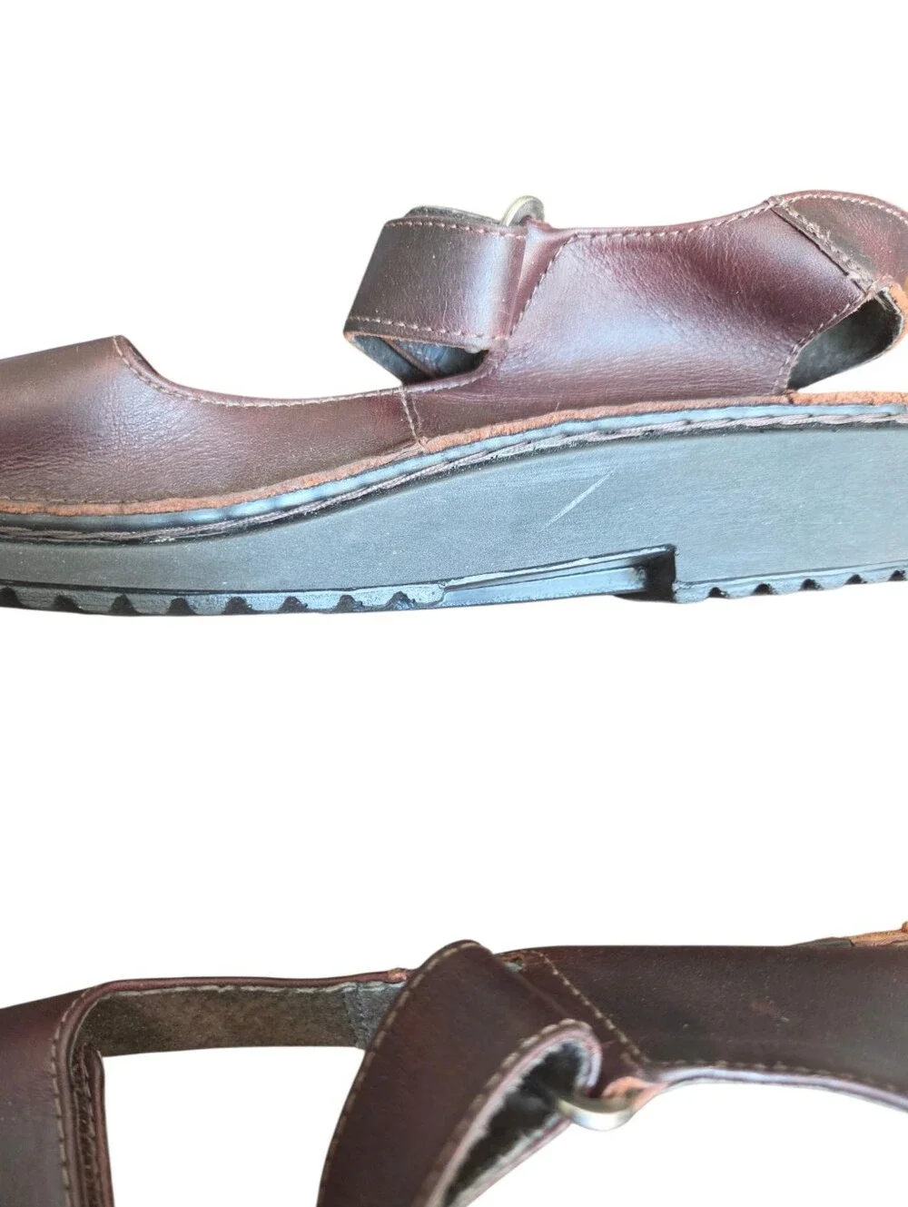 Naot Karenna Leather Comfort Sandals Brown Hook Loop EU 40 US 9 Women Comfort